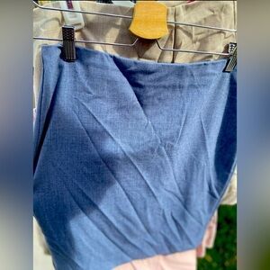 Banana Republic size 4 skirts, one blue one beige, bundle for $30 or $20 each